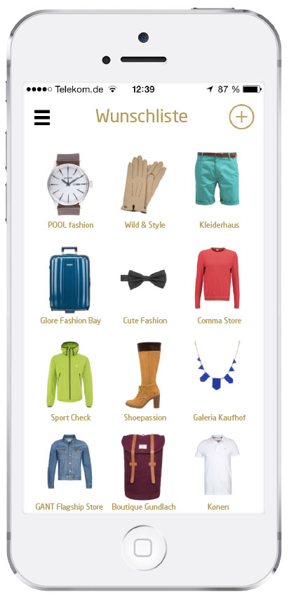 Fashboom Feature Wunschliste